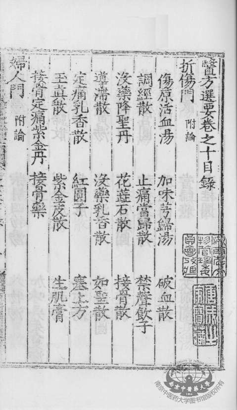 医方选要  卷10